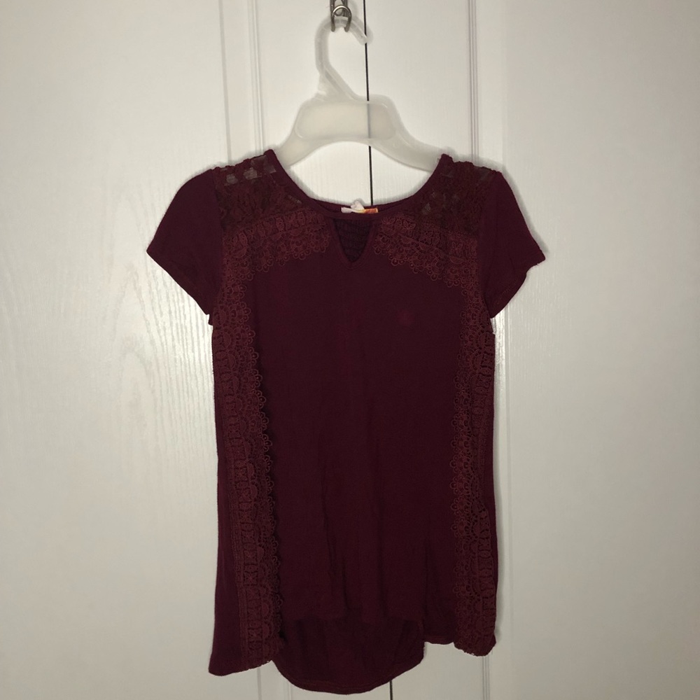 Burgundy Formal T-shirt